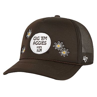 Women's '47 Brown Texas A&M Aggies Tamu Radical Hitch Trucker Adjustable Hat
