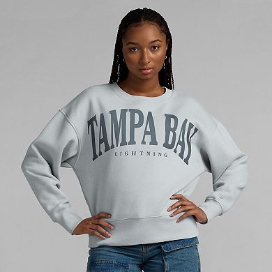 Women's Fanatics Gray Tampa Bay Lightning Elements Flow Pullover Sweatshirt