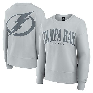 Women's Fanatics Gray Tampa Bay Lightning Elements Flow Pullover Sweatshirt