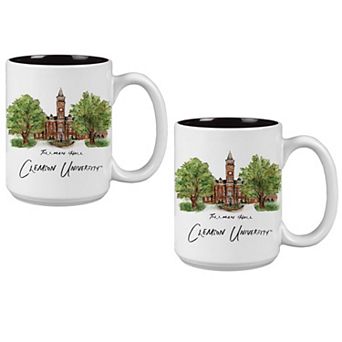 Clemson Tigers 2-Pack 15oz. Laura Wilcox University Mug Set
