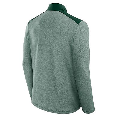 Unisex Fanatics Green/Heather Green Green Bay Packers Front Office Tonal Full-Zip Jacket