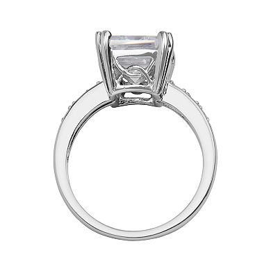 Sterling Silver Cubic Zirconia Ring