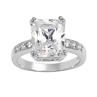 Sterling Silver Cubic Zirconia Ring