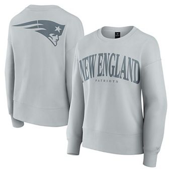 Women's Fanatics Gray New England Patriots Elements Pullover Sweatshirt