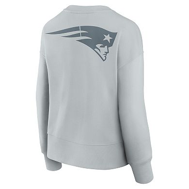 Women's Fanatics Gray New England Patriots Elements Pullover Sweatshirt
