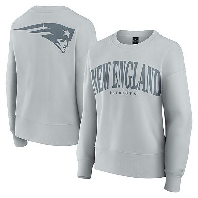Women's Fanatics Gray New England Patriots Elements Pullover Sweatshirt
