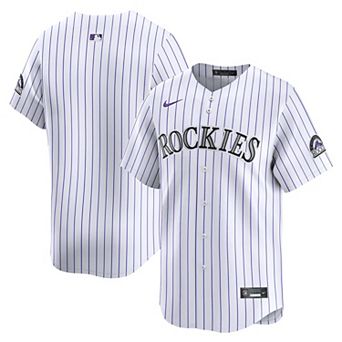 Men's Nike White Colorado Rockies Home Limited Player Jersey