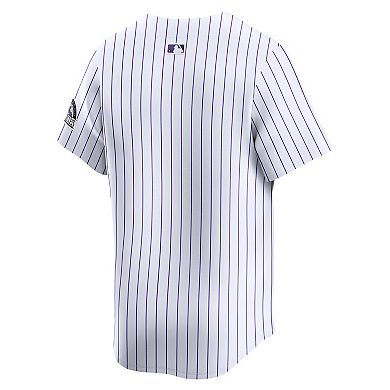 Men's Nike White Colorado Rockies Home Limited Player Jersey
