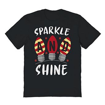 Men's Sparkle Shine Christmas Graphic Tee