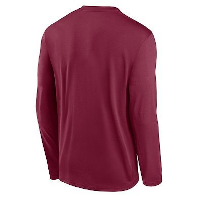 Men's Nike Garnet Florida State Seminoles Primetime Primary Legend Long Sleeve T-Shirt