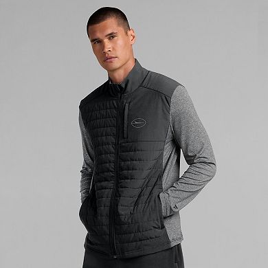 Unisex Fanatics Black/Heather Gray New York Jets Front Office Tonal Full-Zip Jacket