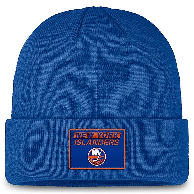 Men's Fanatics Royal New York Islanders Authentic Pro Cuffed Knit Hat