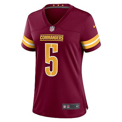 Women's Nike Jayden Daniels Burgundy Washington Commanders Player Game Jersey