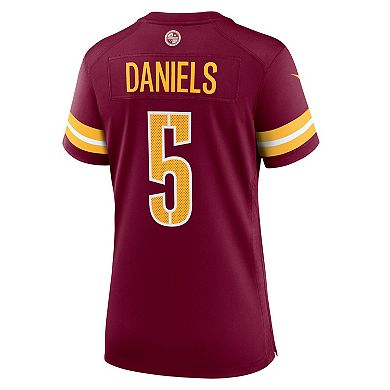 Women's Nike Jayden Daniels Burgundy Washington Commanders Player Game Jersey
