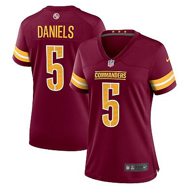 Women's Nike Jayden Daniels Burgundy Washington Commanders Player Game Jersey