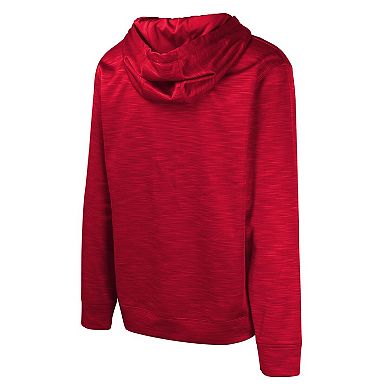 Men's Scarlet San Francisco 49ers Streak Fleece Pullover Hoodie