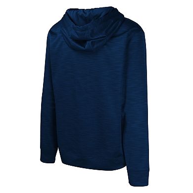 Men's College Navy Seattle Seahawks Streak Fleece Pullover Hoodie