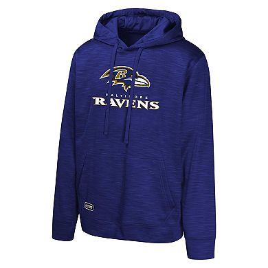Men's Purple Baltimore Ravens Streak Fleece Pullover Hoodie