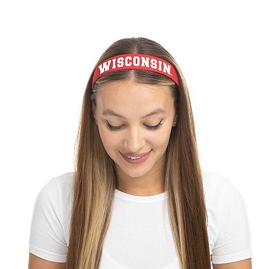 ZooZatz Red Wisconsin Badgers Hard Headband