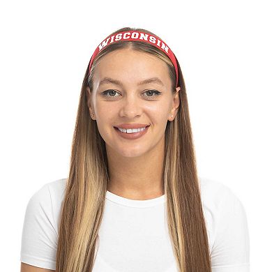 ZooZatz Red Wisconsin Badgers Hard Headband