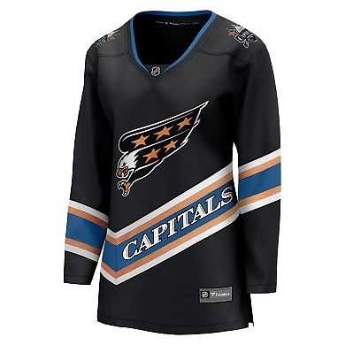 Women's Fanatics Black Washington Capitals Alternate 50th Anniversary Breakaway Jersey