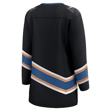 Women's Fanatics Black Washington Capitals Alternate 50th Anniversary Breakaway Jersey