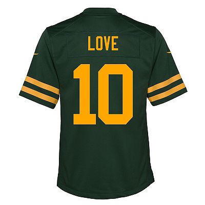 【US限定】NIKE Green Bay Packers Jordan Love  Jersey Nike Men's Nike Jordan Love Green Green Bay Packers Player