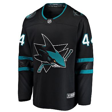 Men's Fanatics Marc-Edouard Vlasic Black San Jose Sharks Premier Breakaway Player Jersey