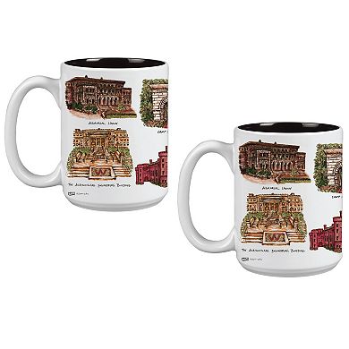 Wisconsin Badgers 2-Pack 15oz. Laura Wilcox University Mug Set
