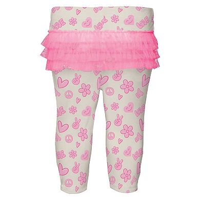 Girls Newborn & Infant White Dallas Cowboys All The Love 2 Piece Bodysuit and Pants Set