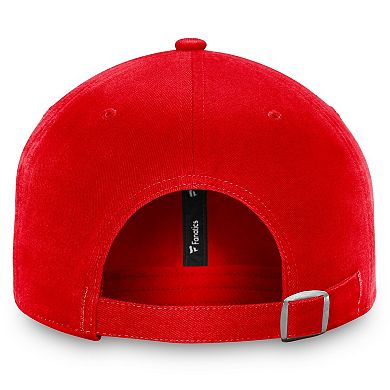 Men's Fanatics Red New Jersey Devils Core Primary Logo Adjustable Hat