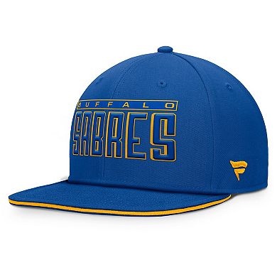 Men's Fanatics Royal Buffalo Sabres Fundamental Gino Stack Snapback Hat