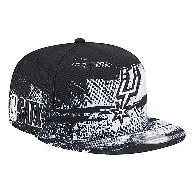 New Era Black San Antonio Spurs Tip-Off 9FIFTY Snapback Hat