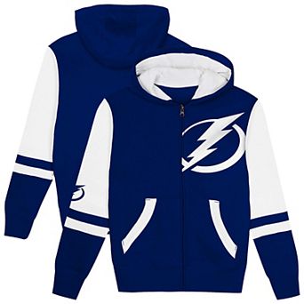 Preschool Blue Tampa Bay Lightning Face Off Full-Zip Hoodie