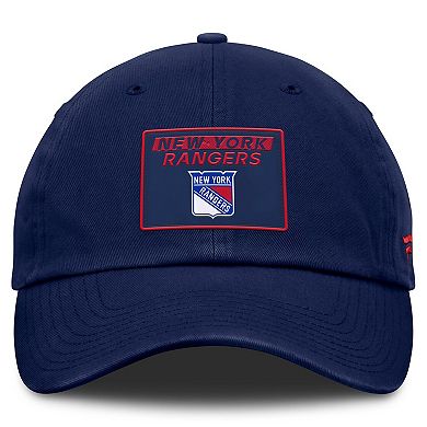 Women's Fanatics Navy New York Rangers Authentic Pro Rink Adjustable Hat