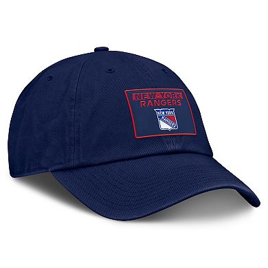 Women's Fanatics Navy New York Rangers Authentic Pro Rink Adjustable Hat