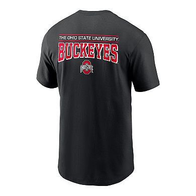 Men's Nike Black Ohio State Buckeyes 2-Hit T-Shirt
