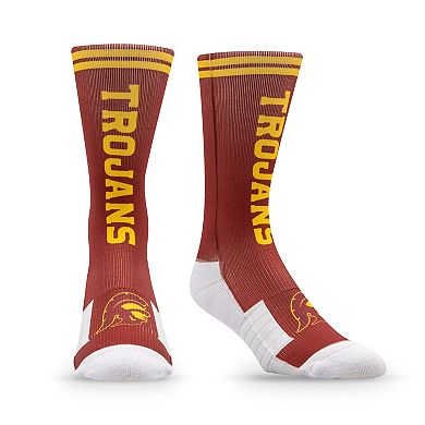 Unisex Strideline USC Trojans Premium 70's Bedding Crew Socks