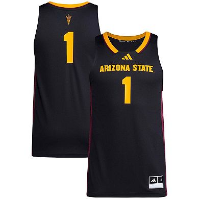 Men's adidas #24 Black Arizona State Sun Devils Replica Swingman Jersey