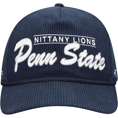 Men's '47 Navy Penn State Nittany Lions Gridiron Double Header Hitch Adjustable Hat