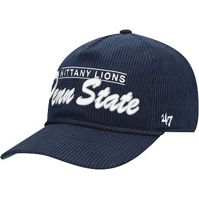 Men's '47 Navy Penn State Nittany Lions Gridiron Double Header Hitch Adjustable Hat