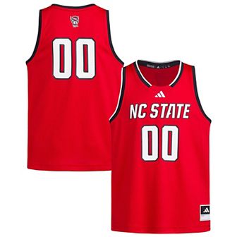 Youth adidas #00 Red NC State Wolfpack Swingman Jersey