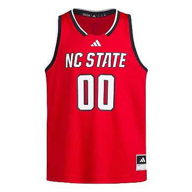 Youth adidas #00 Red NC State Wolfpack Swingman Jersey