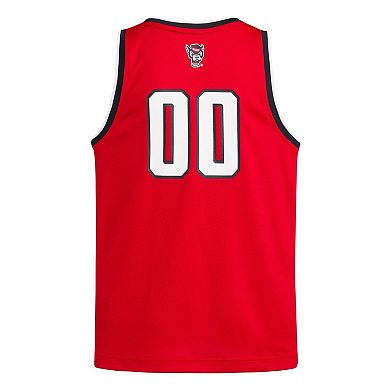 Youth adidas #00 Red NC State Wolfpack Swingman Jersey