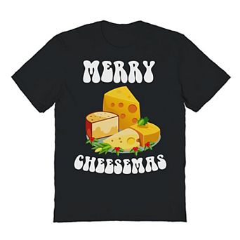 Men's Merry Cheesemas Christmas Graphic Tee