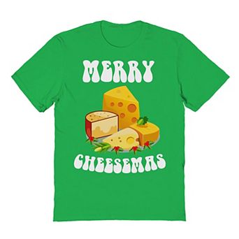 Men's Merry Cheesemas Christmas Graphic Tee