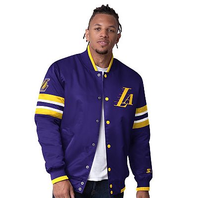 S*】様 LAKERS スタジャン　カシミア100% L Men's Los Angeles Lakers Shaquille O'Neal Mitchell & Ness Black