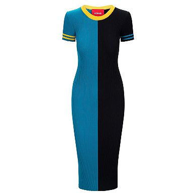 Women's STAUD Teal/Black Jacksonville Jaguars Colleen Dress