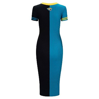Women's STAUD Teal/Black Jacksonville Jaguars Colleen Dress