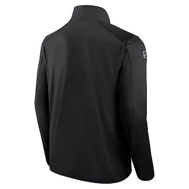 Men's Fanatics Black Detroit Red Wings Authentic Pro Rink Fleece Full-Zip Jacket